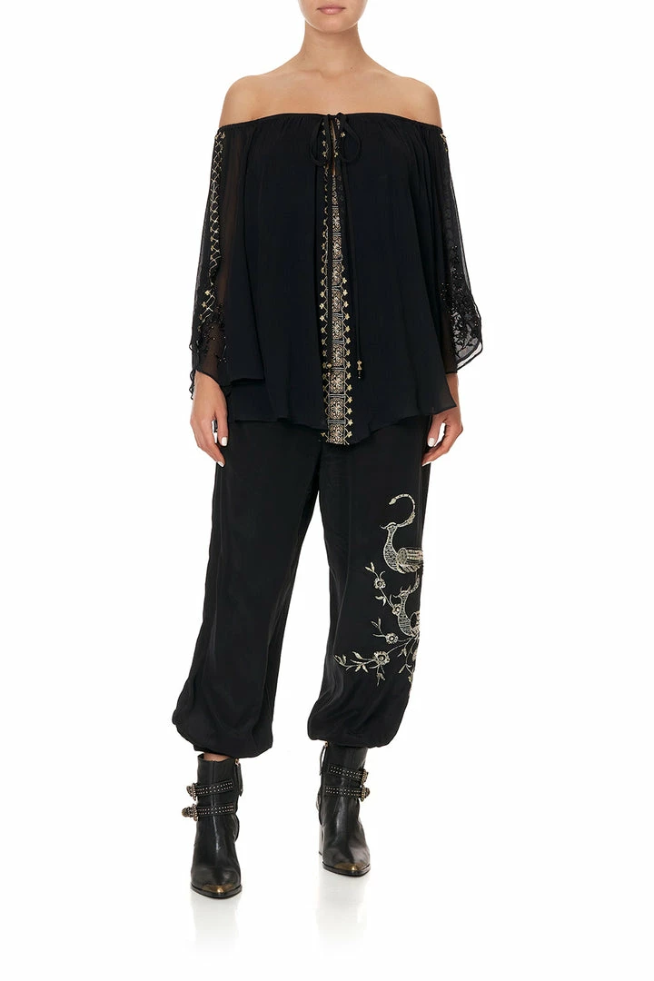 Camilla EBoutique (US) KEYHOLE OFF SHOULDER BLOUSE THE JEWELLED ARROW