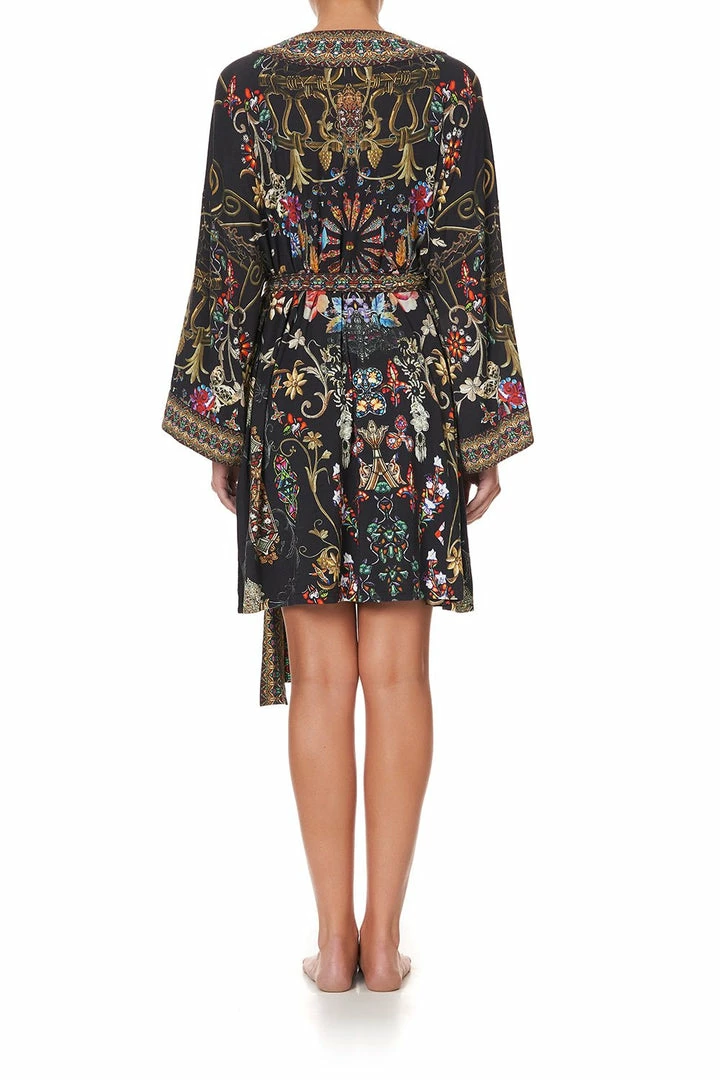 Camilla EBoutique (US) Sale Activewear & Loungewear LOUNGE KIMONO WITH TIE BELT DANCING IN THE DARK