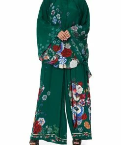 Camilla EBoutique (US) Up To 50% Off KIMONO SLEEVE BLOUSE EMERALD'S ORBIT