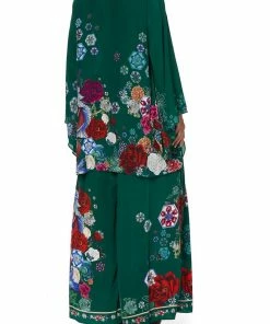 Camilla EBoutique (US) Up To 50% Off KIMONO SLEEVE BLOUSE EMERALD'S ORBIT