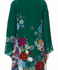 Camilla EBoutique (US) Up To 50% Off KIMONO SLEEVE BLOUSE EMERALD'S ORBIT