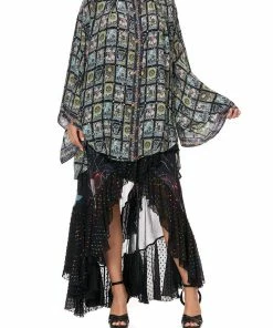 Camilla EBoutique (US) KIMONO SLEEVE BLOUSE MIDNIGHT MOON HOUSE