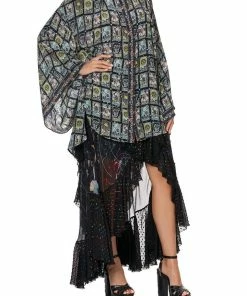 Camilla EBoutique (US) KIMONO SLEEVE BLOUSE MIDNIGHT MOON HOUSE