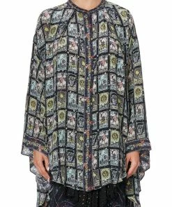 Camilla EBoutique (US) KIMONO SLEEVE BLOUSE MIDNIGHT MOON HOUSE