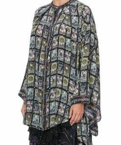 Camilla EBoutique (US) KIMONO SLEEVE BLOUSE MIDNIGHT MOON HOUSE