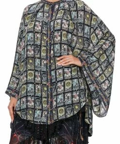 Camilla EBoutique (US) KIMONO SLEEVE BLOUSE MIDNIGHT MOON HOUSE