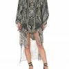 Camilla EBoutique (US) KIMONO WITH LONG UNDERLAYER ONE TRIBE