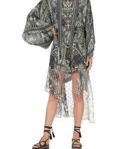 Camilla EBoutique (US) KIMONO WITH LONG UNDERLAYER ONE TRIBE