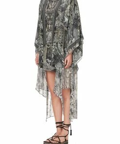 Camilla EBoutique (US) KIMONO WITH LONG UNDERLAYER ONE TRIBE