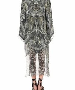 Camilla EBoutique (US) KIMONO WITH LONG UNDERLAYER ONE TRIBE