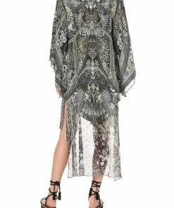 Camilla EBoutique (US) KIMONO WITH LONG UNDERLAYER ONE TRIBE