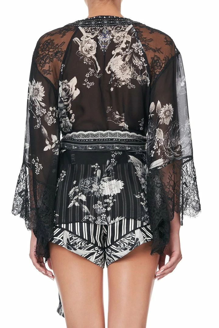 Camilla EBoutique (US) KIMONO WITH SHOULDER INSERTS MOONSHINE BLOOM Up To 40% Off