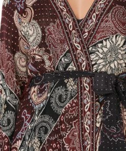 Camilla EBoutique (US) Up To 40% Off KNIT COAT WITH WOVEN DETAIL TALE OF THE FIRE BIRD