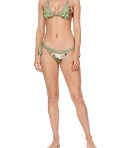 Camilla EBoutique (US) KNOT FRONT HALTER TOP FAIR VERONA