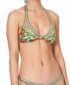 Camilla EBoutique (US) KNOT FRONT HALTER TOP FAIR VERONA