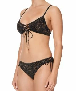 Camilla EBoutique (US) LACE FRONT CROP TOP COBRA KING Up To 50% Off