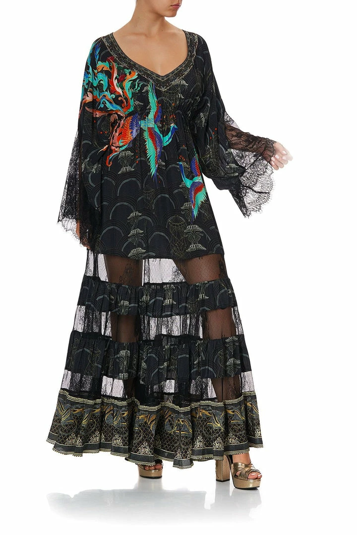 Camilla EBoutique (US) Up To 50% Off LACE PANEL DRESS WISE WINGS