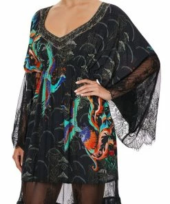 Camilla EBoutique (US) Up To 50% Off LACE PANEL DRESS WISE WINGS