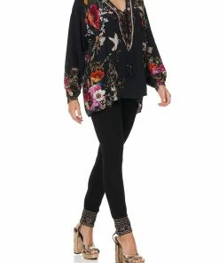 Camilla EBoutique (US) Up To 30% Off LACE UP BLOUSE MIRROR MIRROR
