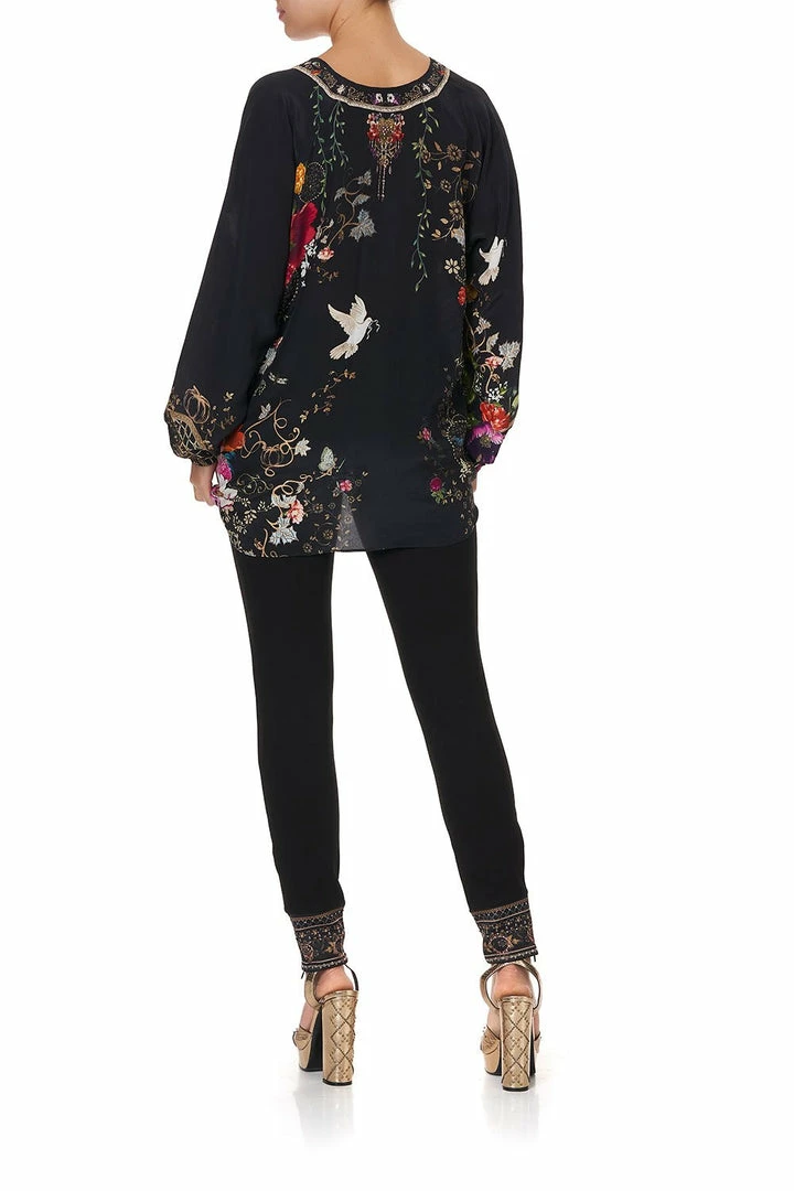 Camilla EBoutique (US) Up To 30% Off LACE UP BLOUSE MIRROR MIRROR