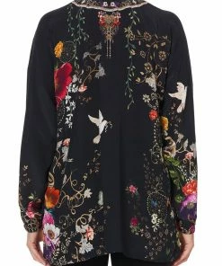 Camilla EBoutique (US) Up To 30% Off LACE UP BLOUSE MIRROR MIRROR