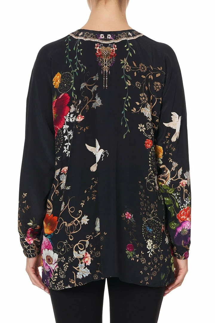 Camilla EBoutique (US) Up To 30% Off LACE UP BLOUSE MIRROR MIRROR