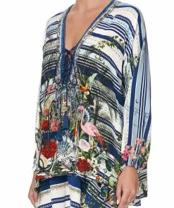 Camilla EBoutique (US) LACE UP BLOUSE SOLIS HEART Up To 30% Off