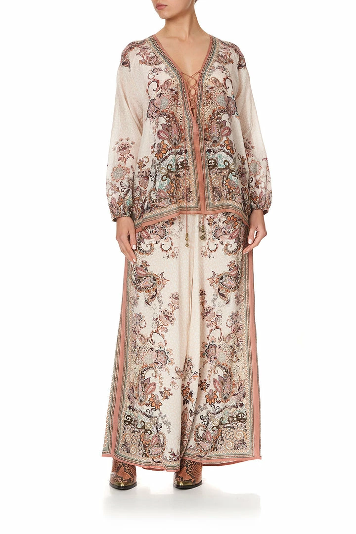 Camilla EBoutique (US) LACE UP BLOUSE TALES OF TALITHA Up To 40% Off