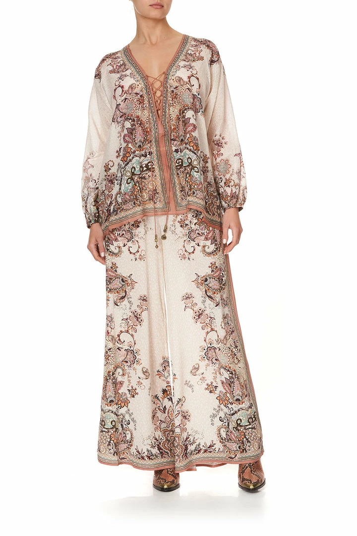 Camilla EBoutique (US) LACE UP BLOUSE TALES OF TALITHA Up To 40% Off