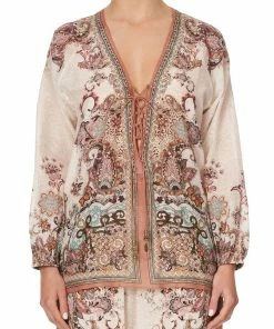 Camilla EBoutique (US) LACE UP BLOUSE TALES OF TALITHA Up To 40% Off