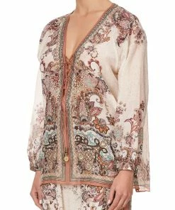 Camilla EBoutique (US) LACE UP BLOUSE TALES OF TALITHA Up To 40% Off