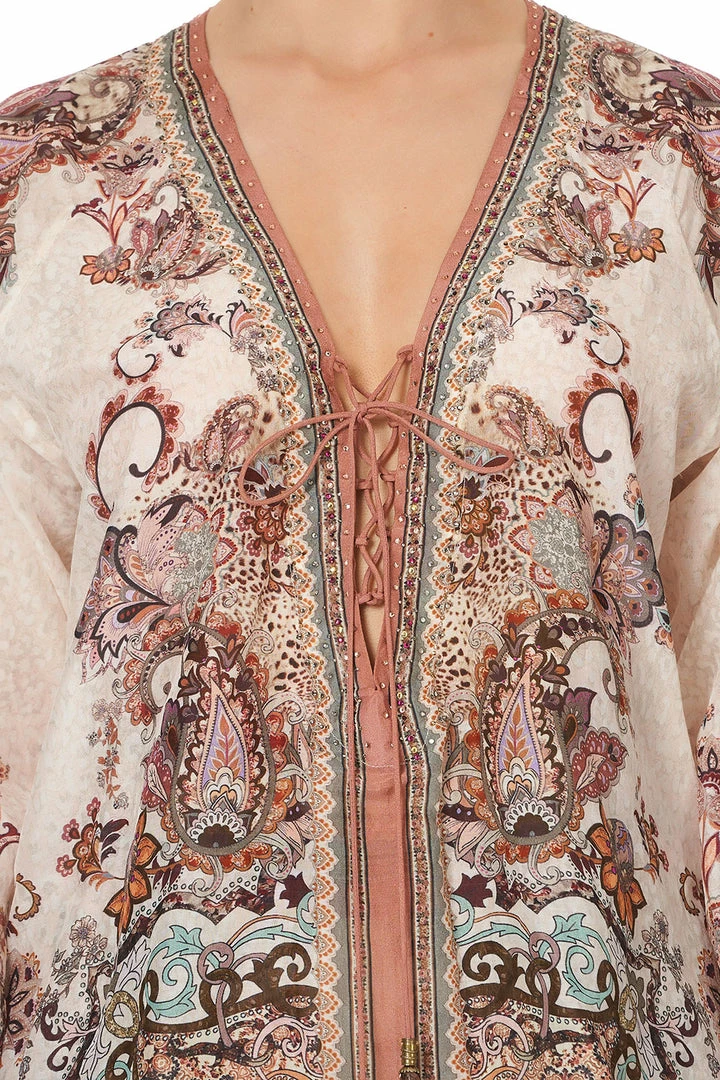 Camilla EBoutique (US) LACE UP BLOUSE TALES OF TALITHA Up To 40% Off