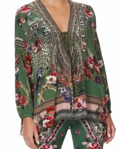 Camilla EBoutique (US) LACE UP BLOUSE TALES OF TIME Up To 30% Off