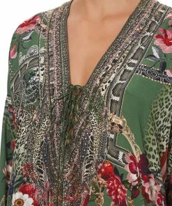 Camilla EBoutique (US) LACE UP BLOUSE TALES OF TIME Up To 30% Off