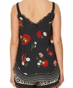 Camilla EBoutique (US) Sale Clothing LACE UP EYELET CAMI COASTAL PARISIENNE