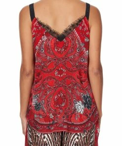 Camilla EBoutique (US) Sale Clothing LACE UP EYELET CAMI PIRATE PUNK