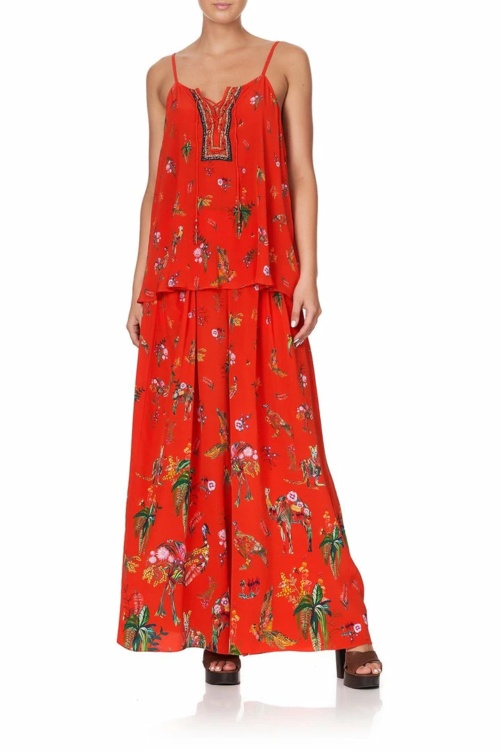 Camilla EBoutique (US) LACE UP FRONT CAMI CINEMA PARADISO Up To 50% Off