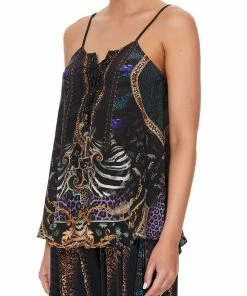 Camilla EBoutique (US) LACE UP FRONT CAMI SHES GOT GRACE Up To 40% Off