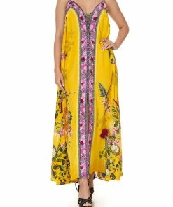 Camilla EBoutique (US) LACE UP FRONT DRESS SAFFRON MOON