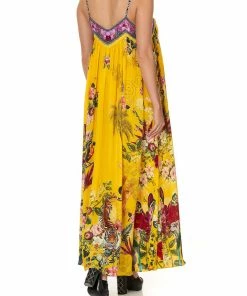 Camilla EBoutique (US) LACE UP FRONT DRESS SAFFRON MOON