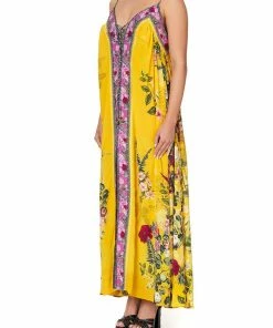Camilla EBoutique (US) LACE UP FRONT DRESS SAFFRON MOON