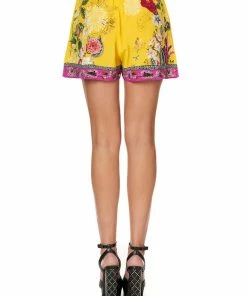 Camilla EBoutique (US) Up To 30% Off LACE UP FRONT SHORTS SAFFRON MOON