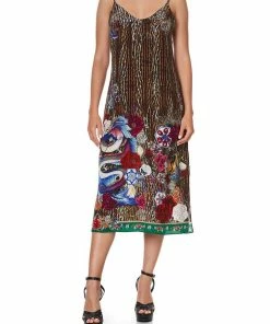 Camilla EBoutique (US) Up To 50% Off LACE UP MIDI DRESS JEWEL OF JUPITER