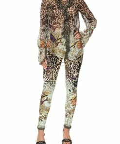 Camilla EBoutique (US) Up To 50% Off LACE UP RUFFLE BLOUSE NOMADIC NYMPH