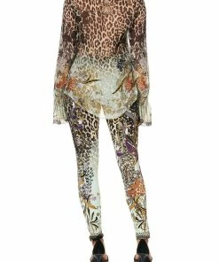 Camilla EBoutique (US) Up To 50% Off LACE UP RUFFLE BLOUSE NOMADIC NYMPH