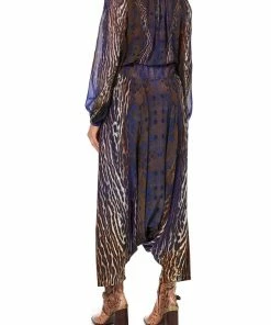 Camilla EBoutique (US) LACE UP SIDE BLOUSE KOMODO QUEEN