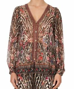 Camilla EBoutique (US) LACE UP SIDE BLOUSE LIV A LITTLE