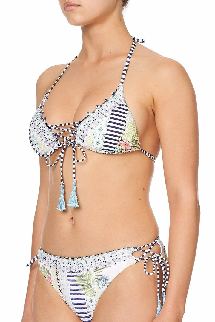 Camilla EBoutique (US) Up To 40% Off LACE UP SLIDE TRI HALTER BEACH SHACK