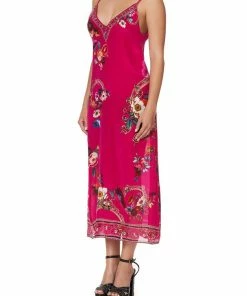 Camilla EBoutique (US) LACE UP SLIP WITH SHEER PANEL APPLE EYED Up To 50% Off