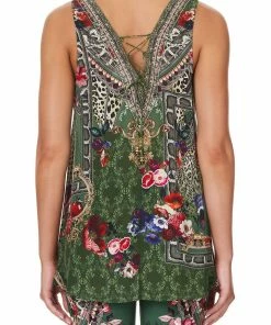 Camilla EBoutique (US) LACE UP TOP TALES OF TIME Up To 30% Off